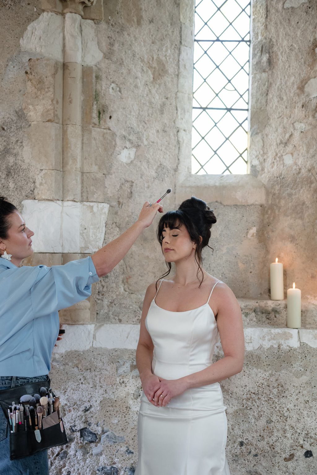 Editorial bridal makeup
